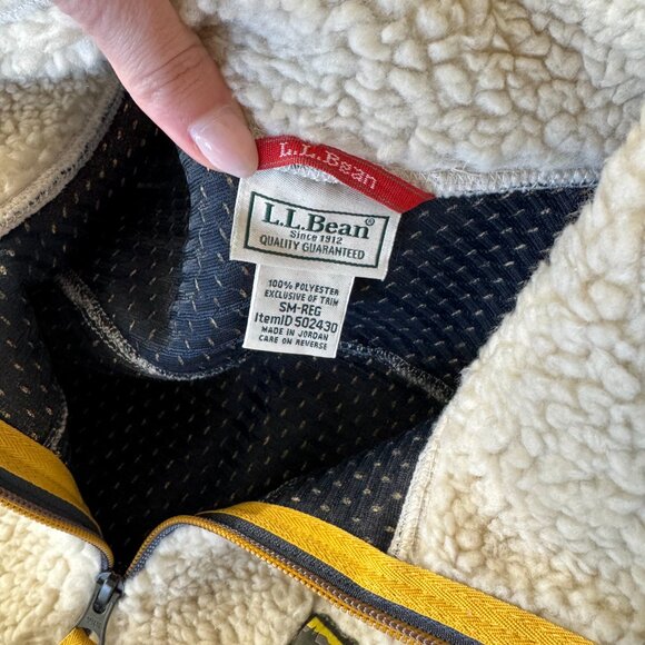 L.L. Bean Mountain Pile Fleece Zip Up - Picture 3 of 4